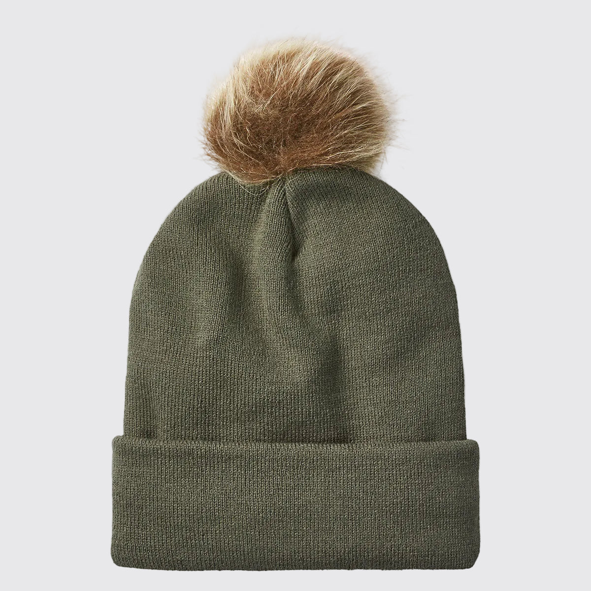 Ridgeline Heritage Fine Knit Bobble Hat – Moss