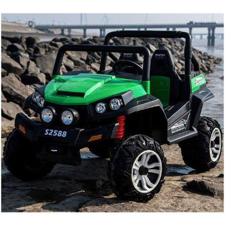 Ranch Wagon 24V Electric Ride On Buggy (Green)