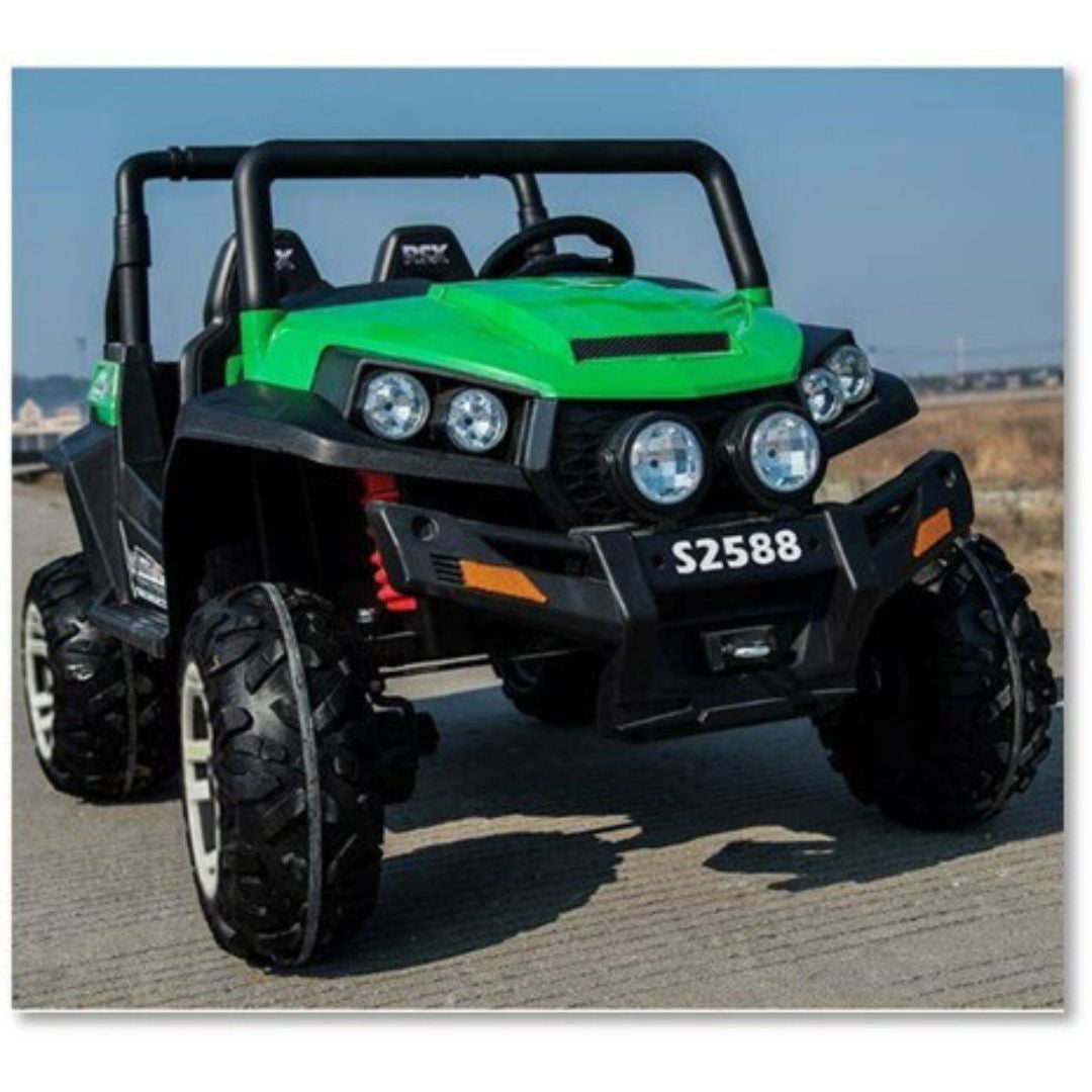 Ranch Wagon 24V Electric Ride On Buggy (Green)