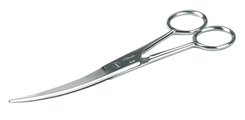 Marking scissors bent blades