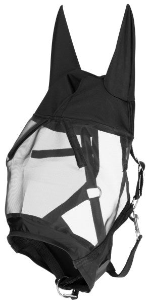 Halter with integrated fly mask