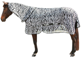 Fly & Eczema Blanket Zebra with neck-section 195cm