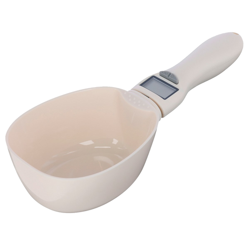 Feed scoop with digital scale