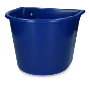 Feed trough 15 l with hooks Dark blue