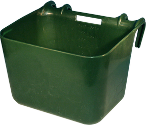 Feed trough with plastic hooks 30 L plastic