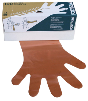 Disposable Vet Gloves Orange