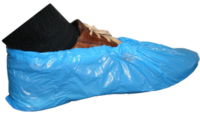 Disposable Shoe Cover blue CPE