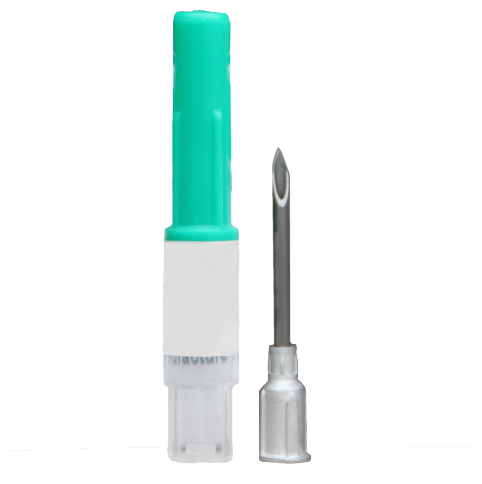 Disposable LL aluminium needle 200x25 (14Gx1) for cattle