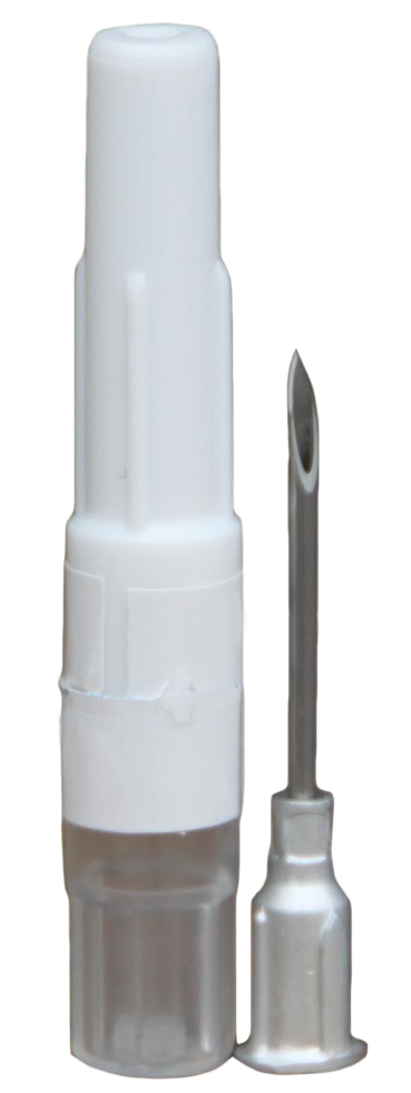 Disposable LL aluminium needle 160x19 (16Gx3/4) for rearing and finishing pigs