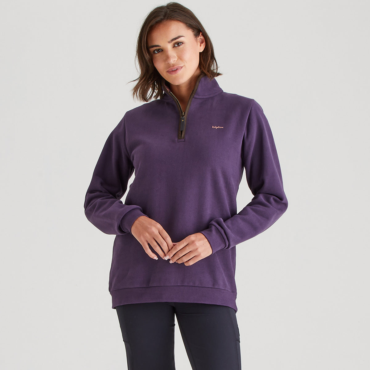 Ridgeline Women's Brancaster 1/4 Zip Top – Nightshade