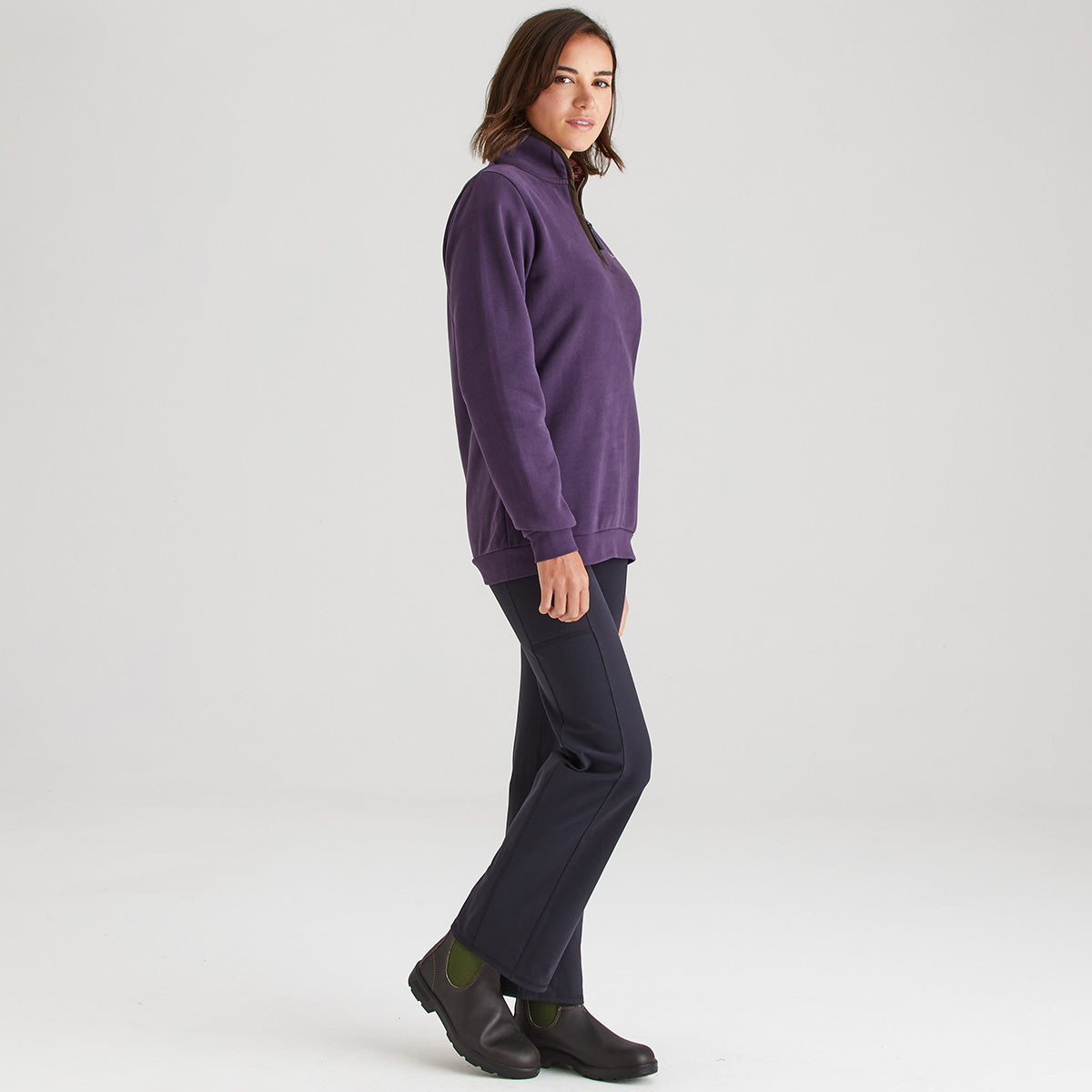 Ridgeline Women's Brancaster 1/4 Zip Top – Nightshade