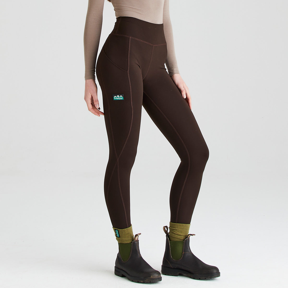 Ridgeline Women's Infinity Leggings – Deep Bark