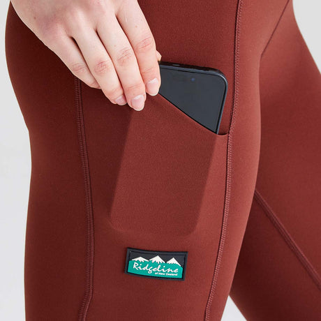 Ridgeline Women's Infinity Leggings – Oxblood