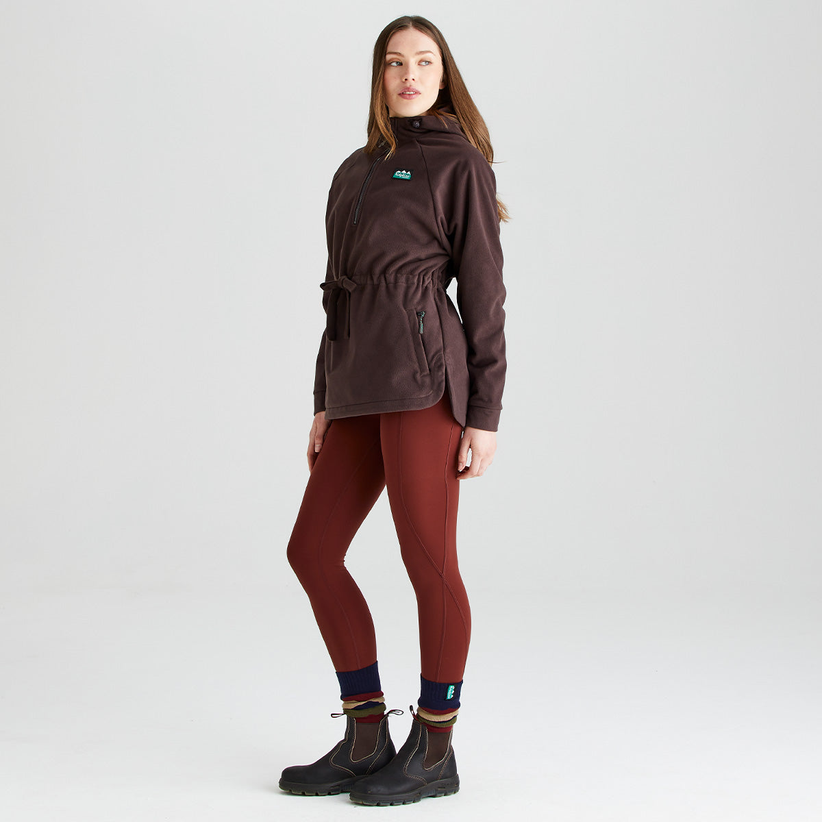 Ridgeline Women's Malin Smock – Deep Bark