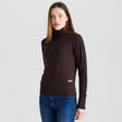 Ridgeline Women's Melford Knit Roll Neck – Deep Bark