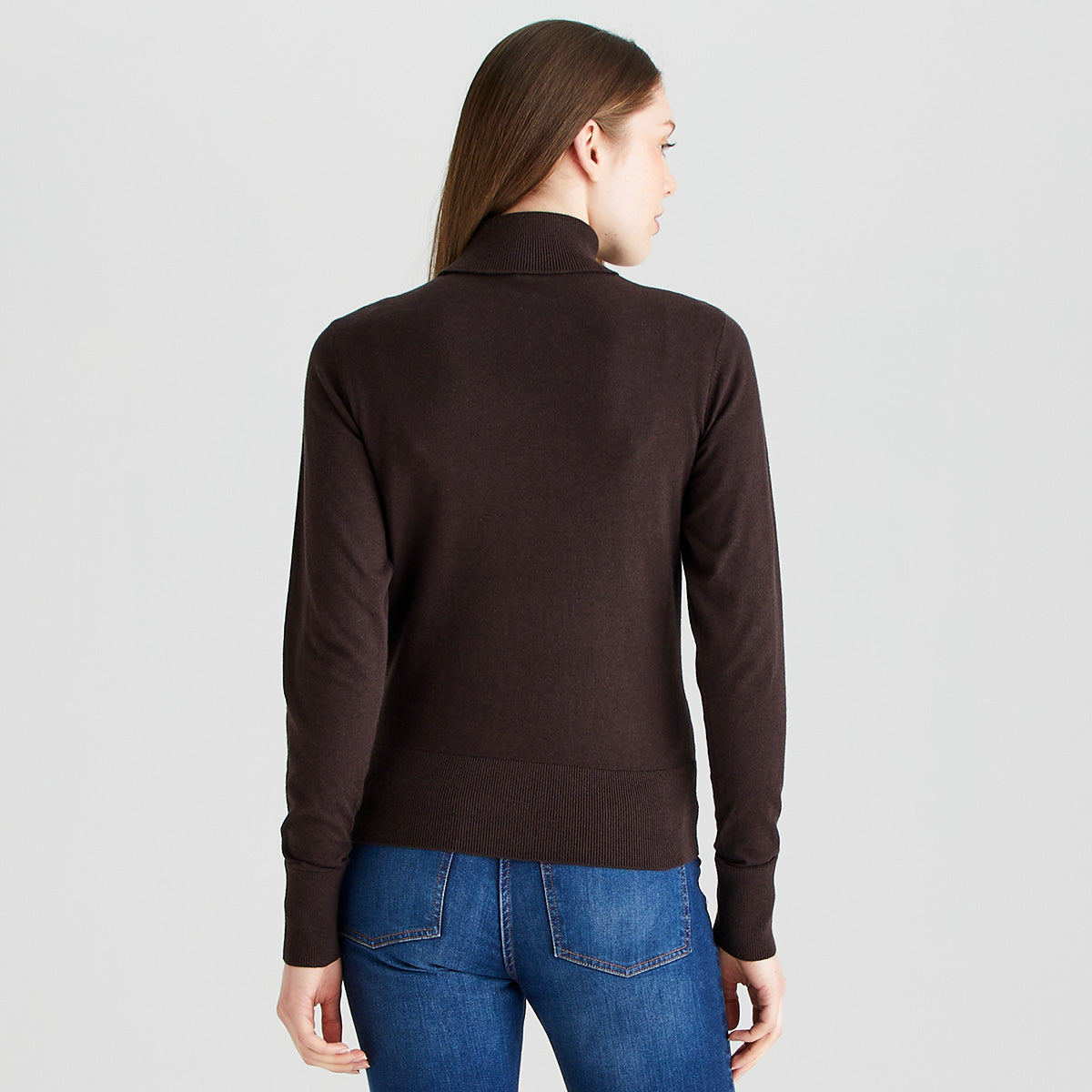 Ridgeline Women's Melford Knit Roll Neck – Deep Bark