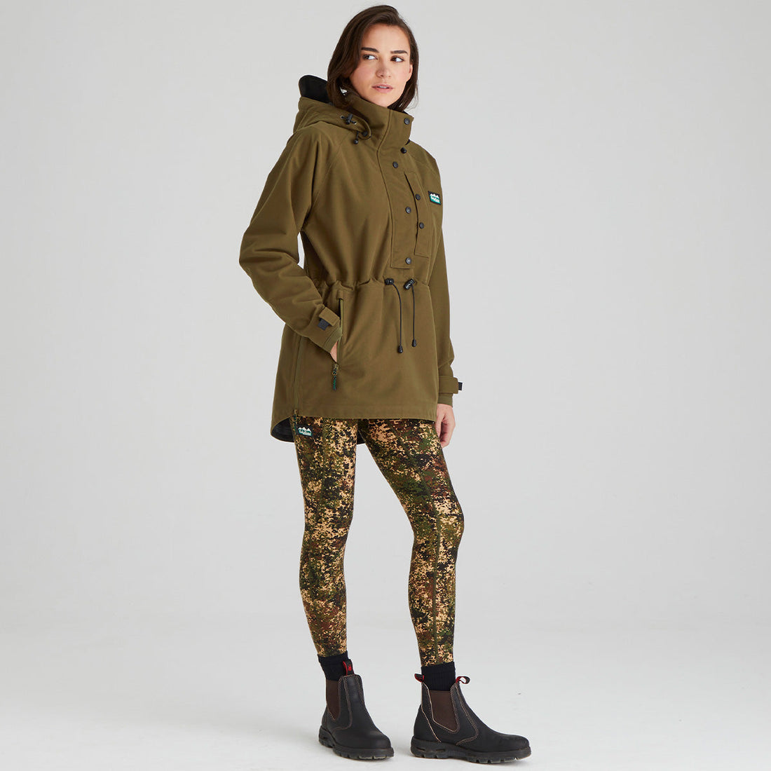 Ridgeline Women's Monsoon Classic Smock – Teak