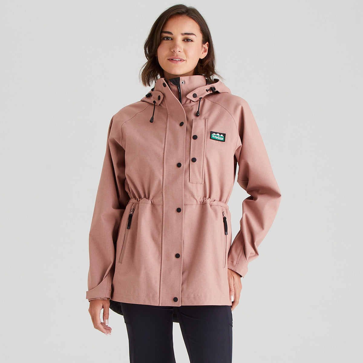 Ridgeline Women's Monsoon Light Jacket – Dusky Pink