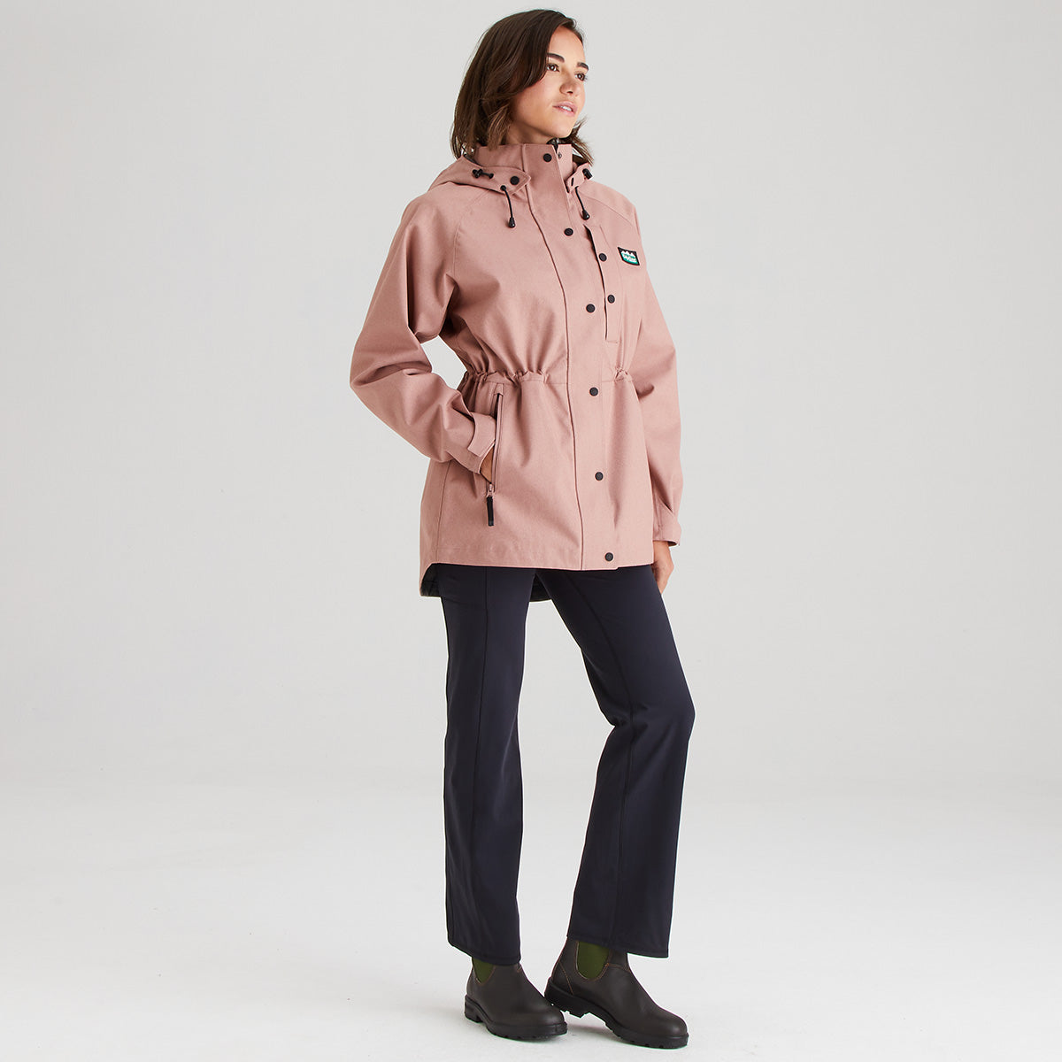 Ridgeline Women's Monsoon Light Jacket – Dusky Pink