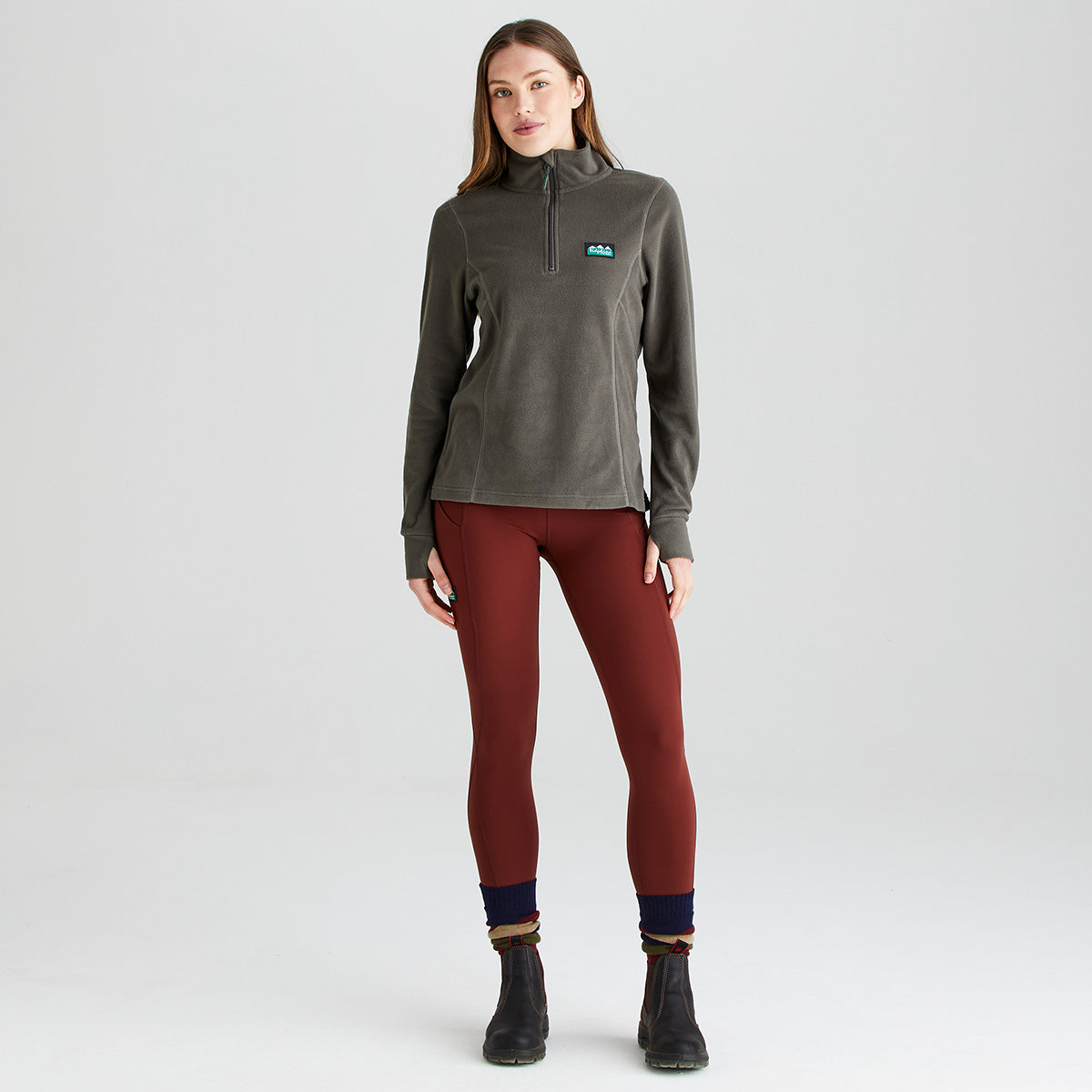 Ridgeline Women's Narvik Fleece – Moss
