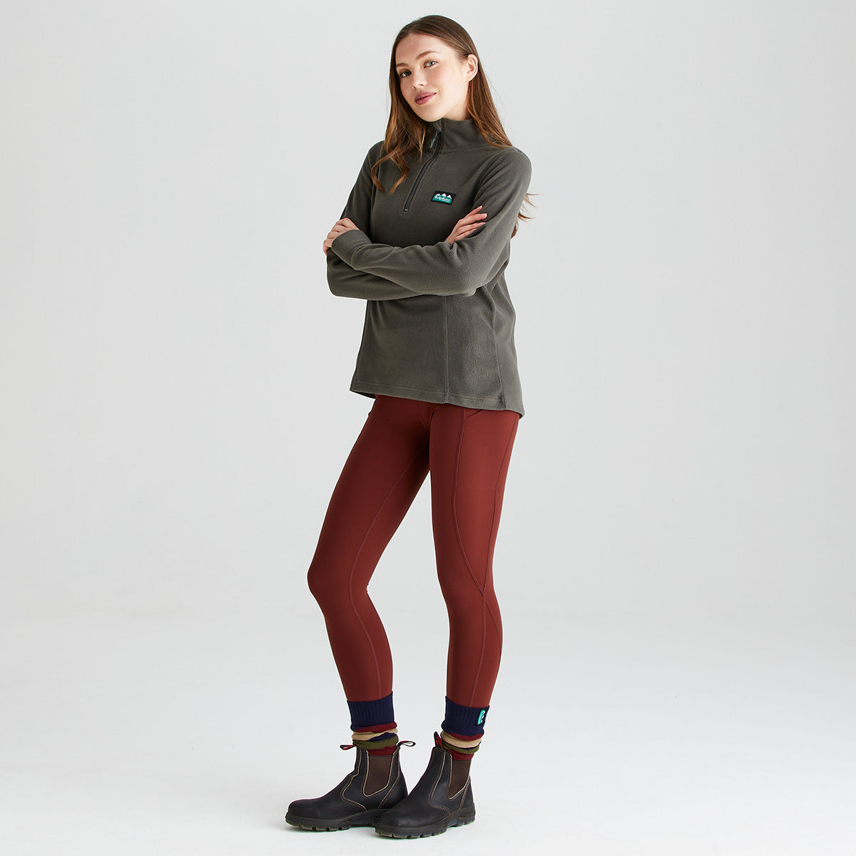 Ridgeline Women's Narvik Fleece – Moss