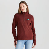 Ridgeline Women's Narvik Fleece – Oxblood