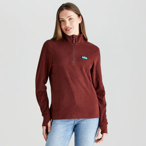 Ridgeline Women's Narvik Fleece – Oxblood