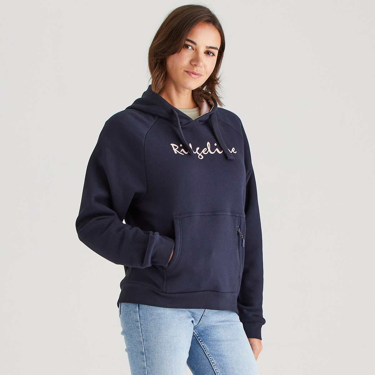 Ridgeline Women's Signature Hoodie – Navy