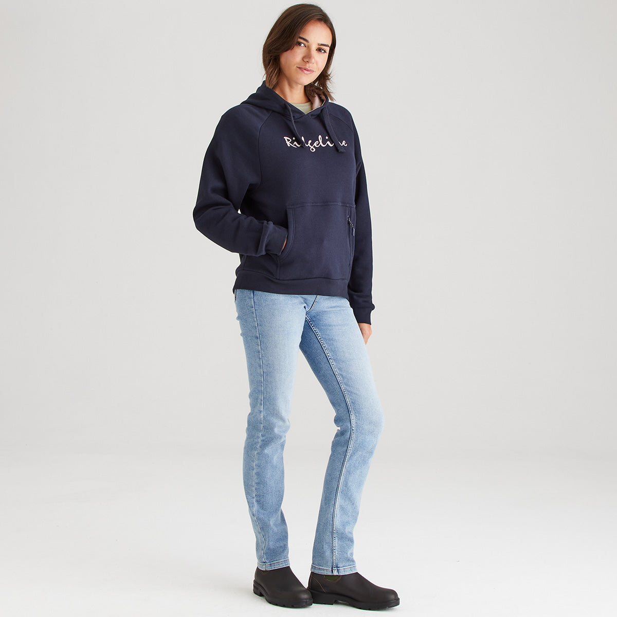 Ridgeline Women's Signature Hoodie – Navy