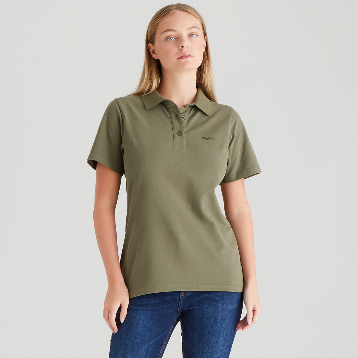 Ridgeline Women's Signature Polo Shirt – Khaki Green