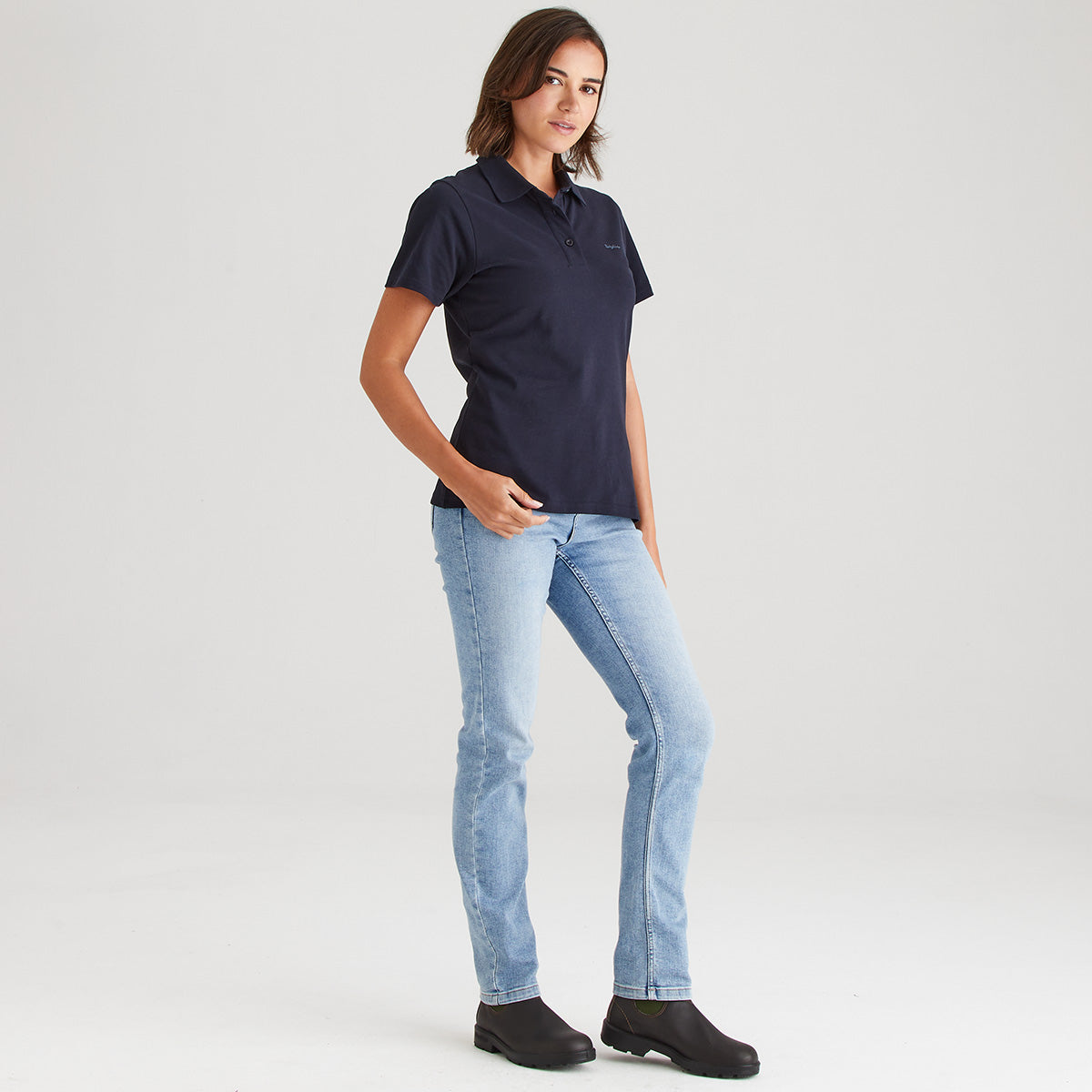 Ridgeline Women's Signature Polo Shirt – Navy