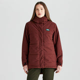 Ridgeline Women's Taiga Thermal Jacket – Oxblood