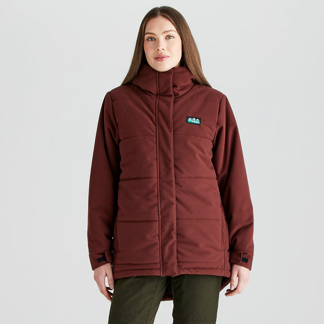 Ridgeline Women's Taiga Thermal Jacket – Oxblood
