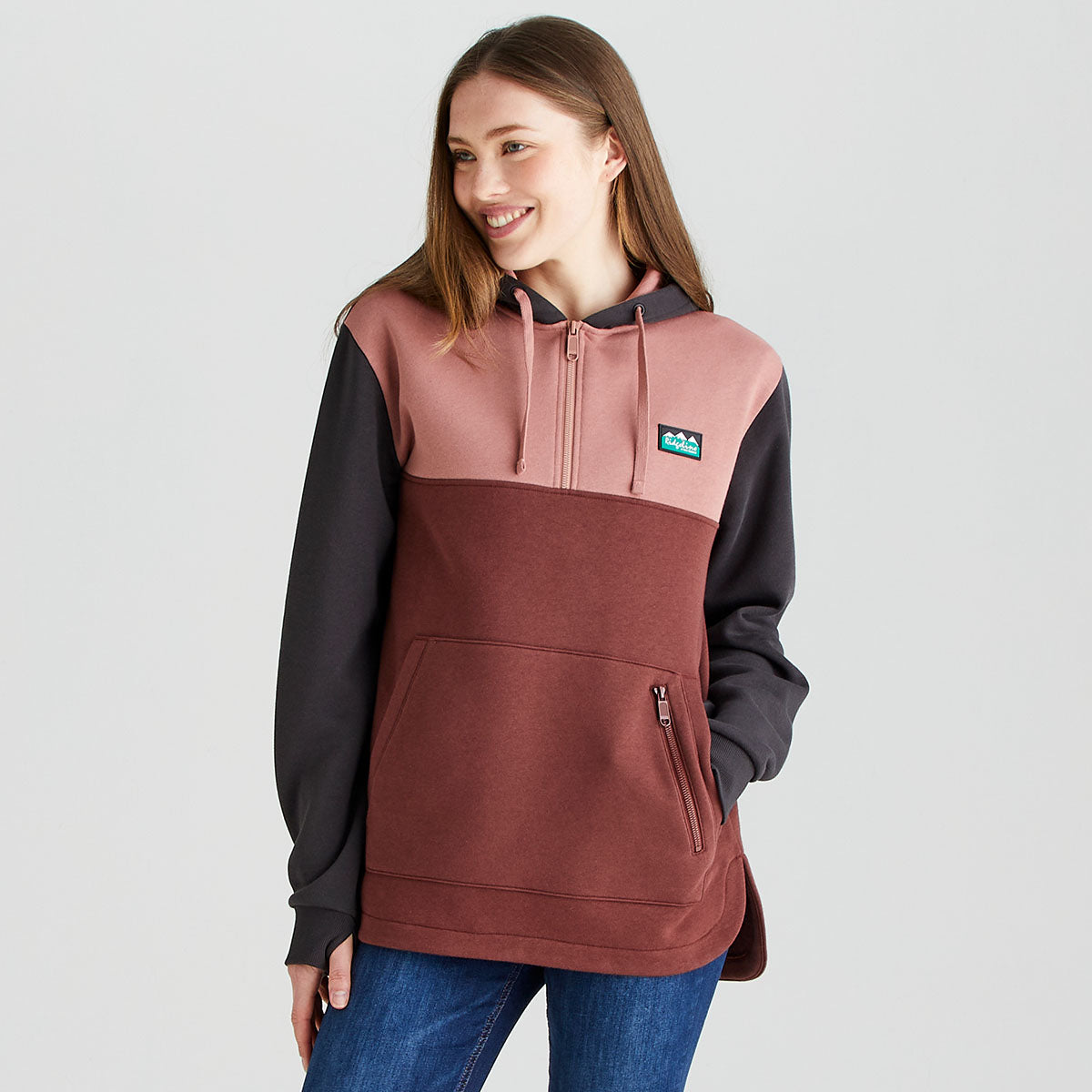 Ridgeline Women's Tribe Hoodie – Oxblood