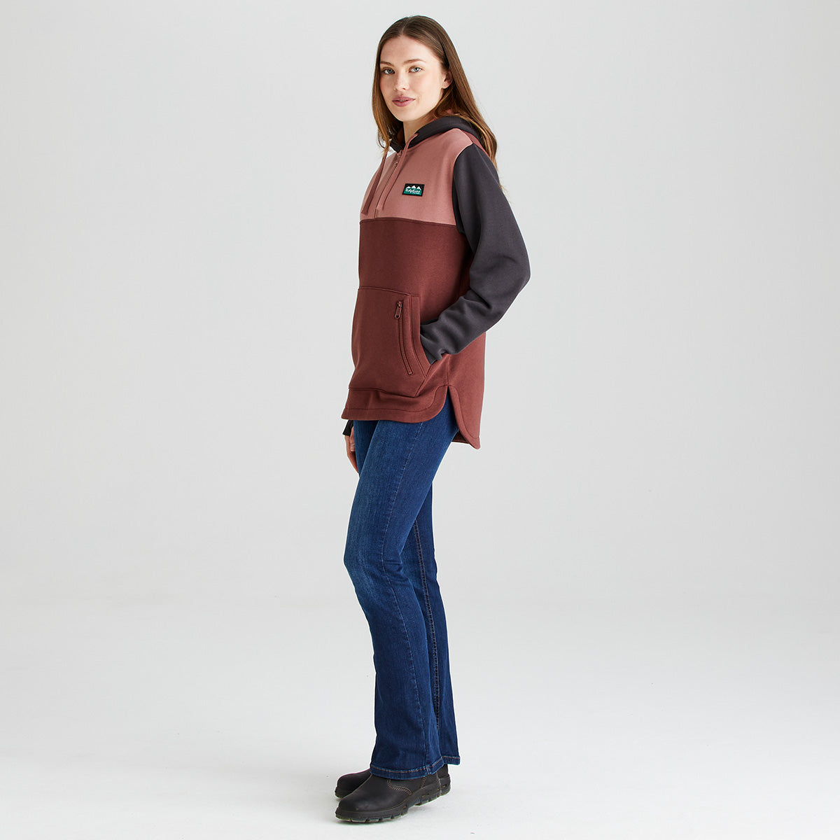 Ridgeline Women's Tribe Hoodie – Oxblood