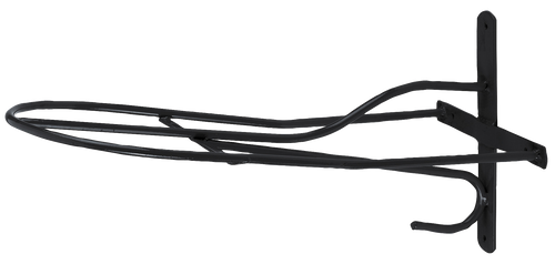 Saddle Rack Metal 54 cm Black