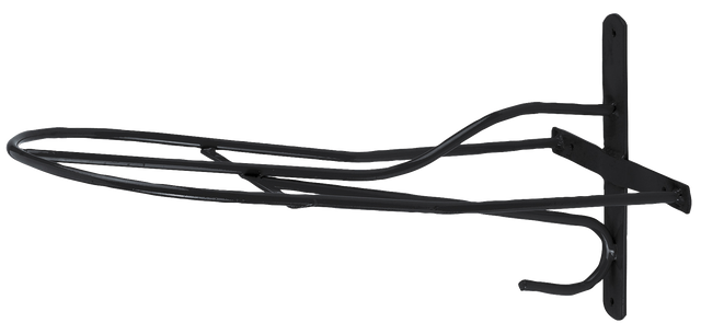 Saddle Rack Metal 54 cm Black