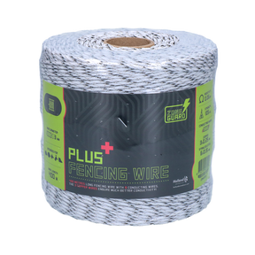 ZoneGuard 3 mm Plus fencing wire white and black 400 m