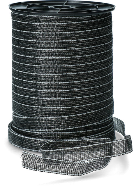 ZoneGuard 20 mm Basic fencing tape black 200 m