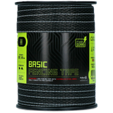ZoneGuard 20 mm Basic fencing tape black 200 m
