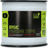 ZoneGuard 20 mm Basic fencing tape white 200 m (4 wires)