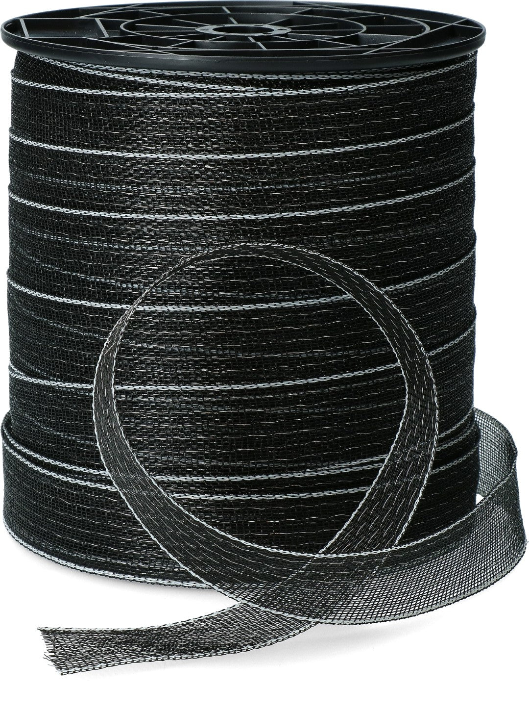 ZoneGuard Basic fencing tape 40 mm black 200 m