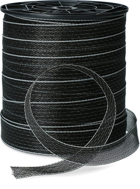 ZoneGuard Basic fencing tape 40 mm black 200 m