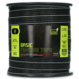 ZoneGuard Basic fencing tape 40 mm black 200 m