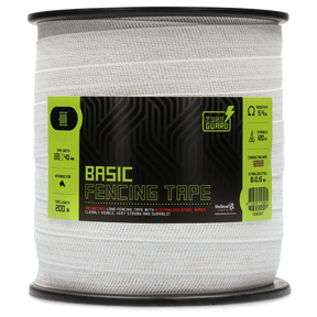 ZoneGuard 40 mm Basic fencing tape white 200 m