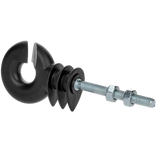 ZoneGuard Ring insulator black with bolt (metal core)