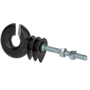 ZoneGuard Ring insulator black with bolt (metal core)