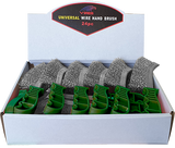 Vires S/S Green Handle Scratch Brush