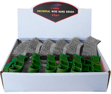 Vires S/S Green Handle Scratch Brush