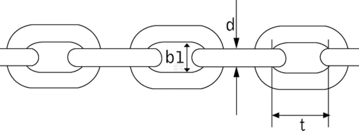 DIN 5685 A-Link Chain